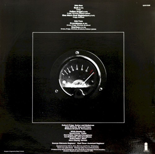 Red by King Crimson album cover