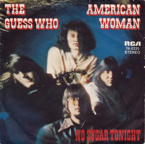 American Woman / No Sugar Tonight by The Guess Who album cover