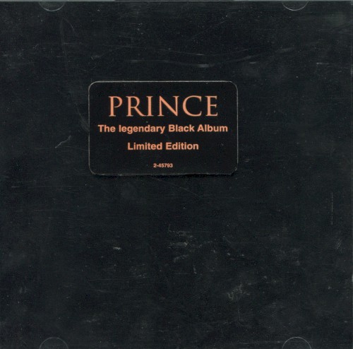 The Black Album by Prince album cover