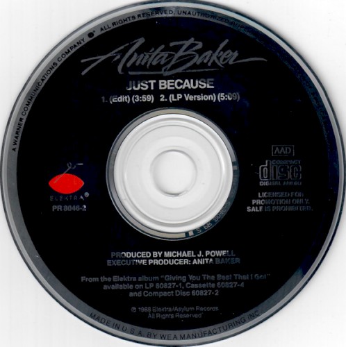 Just Because by Anita Baker album cover