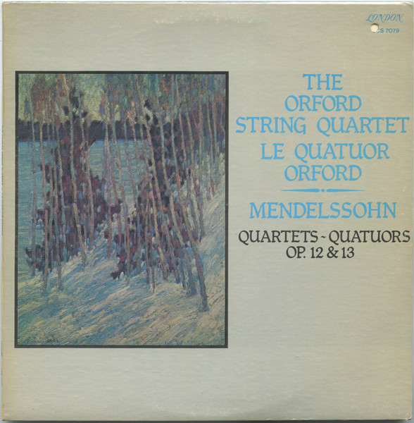 String Quartet In E Flat Major • String Quartet In A Minor by Felix Mendelssohn-Bartholdy