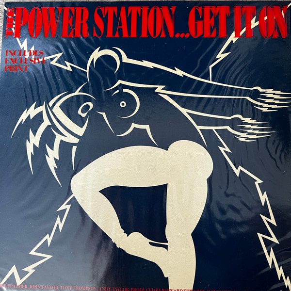 Get It On by The Power Station physical vinyl pressing cover artwork on VinVibe