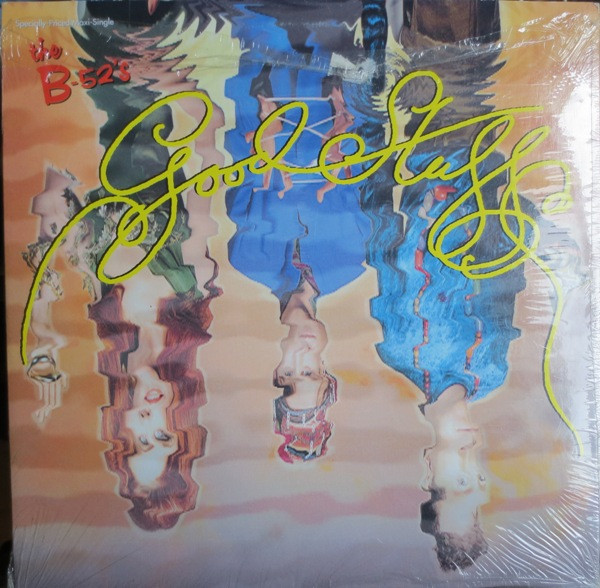 Good Stuff by The B-52's physical vinyl pressing cover artwork on VinVibe