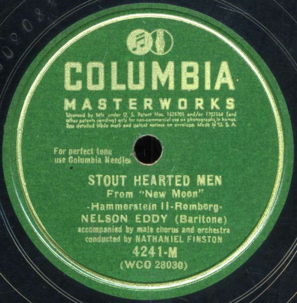 Stout Hearted Men / Wanting You by Nelson Eddy
