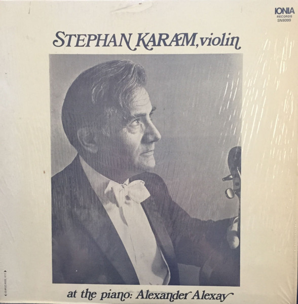 Stephan Karam Violinist With Alexander Alexay At The Piano by Stephan Karam, Alexander Alexay