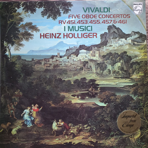 Five Oboe Concertos (RV 451, 453, 455, 457, &amp; 461) by Antonio Vivaldi