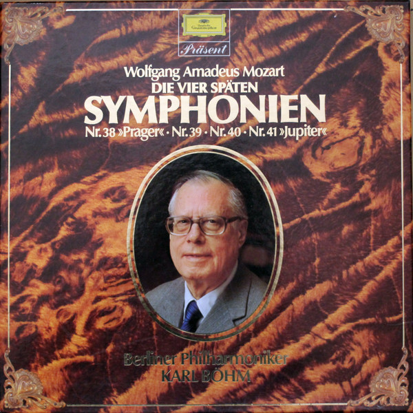 Die Vier Späten Symphonien Nr 38 Prager, Nr. 39, Nr.40, Nr. 41 Jupiter by Wolfgang Amadeus Mozart