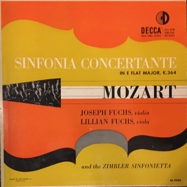 Konzertante Sinfonie Es-dur KV 364 (Für Violine, Viola Und Orchester) by Wolfgang Amadeus Mozart