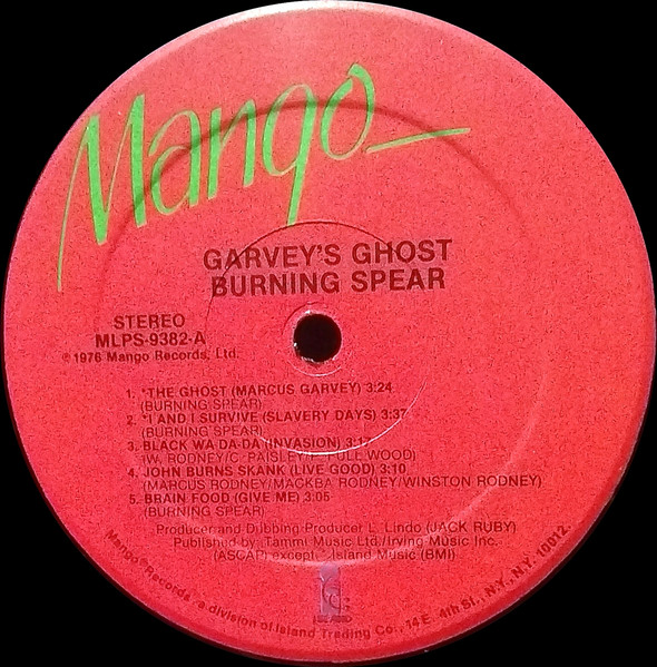 Garvey's Ghost by Burning Spear