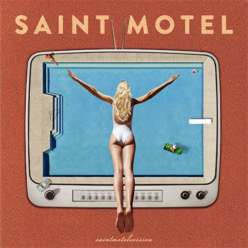 Saintmotelevision by Saint Motel physical vinyl pressing cover artwork on VinVibe