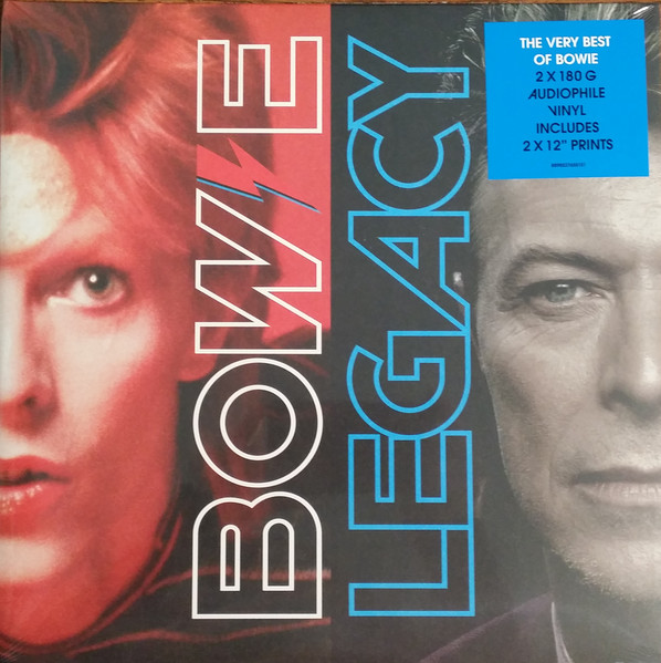 Legacy by David Bowie physical vinyl pressing cover artwork on VinVibe
