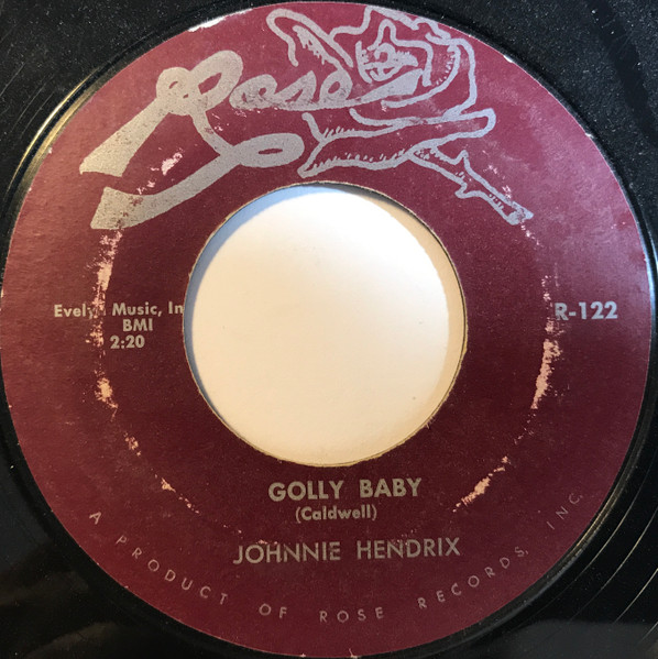 Golly Baby / You Are The One by Johnnie Hendrix, Max Simmons VI