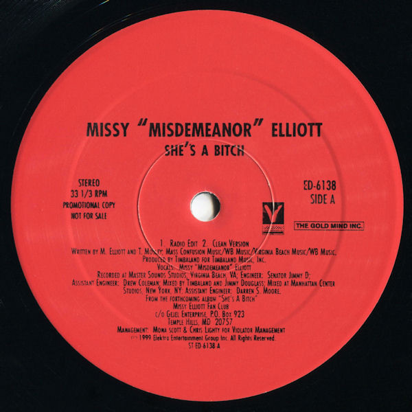 She's A Bitch by Missy Elliott