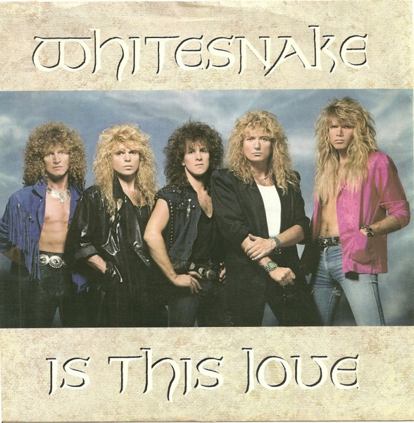 Is This Love by Whitesnake physical vinyl pressing cover artwork on VinVibe