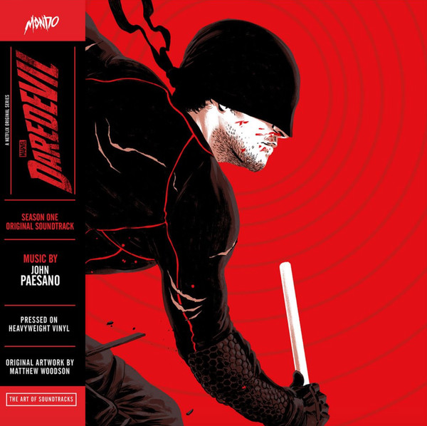 Daredevil (Original Soundtrack Album) by John Paesano physical vinyl pressing cover artwork on VinVibe