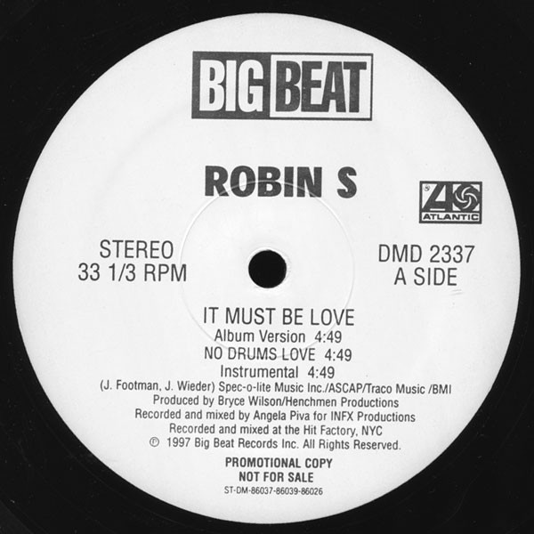 It Must Be Love by Robin S.