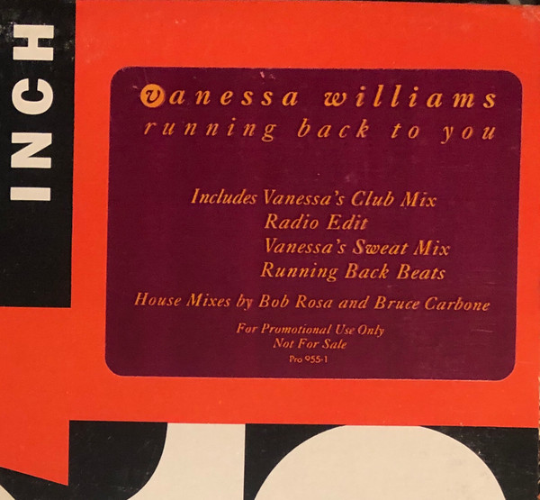 Vanessa Williams vinyl record cover artwork on VinVibe