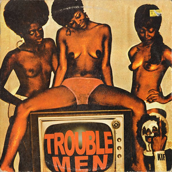 On TV by Trouble Men physical vinyl pressing cover artwork on VinVibe