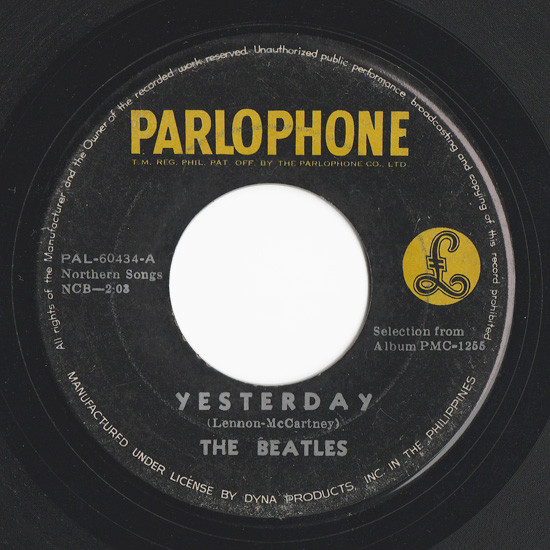 You've Got To Hide Your Love Away / Yesterday by The Beatles