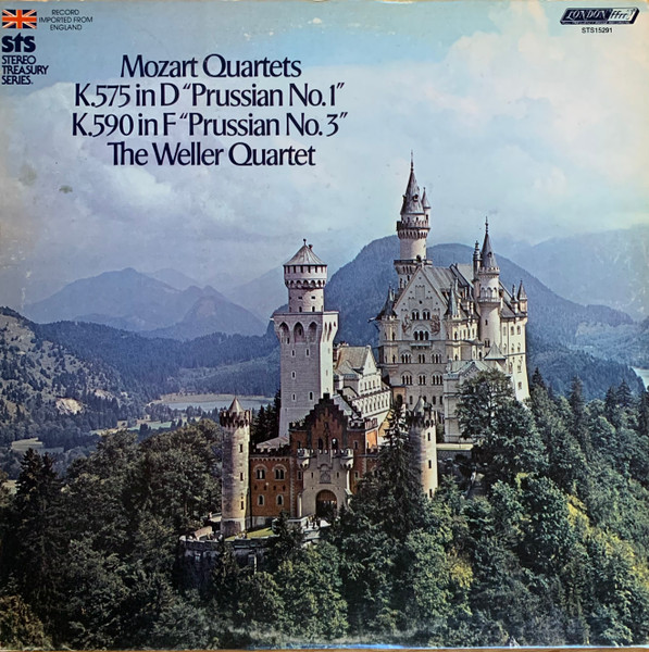 Quartets K.575 In D "Prussian No.1" / K.590 In F "Prussian No. 3" by Wolfgang Amadeus Mozart