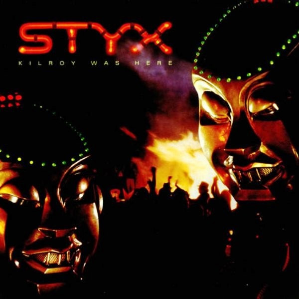 Kilroy Was Here by Styx physical vinyl pressing cover artwork on VinVibe