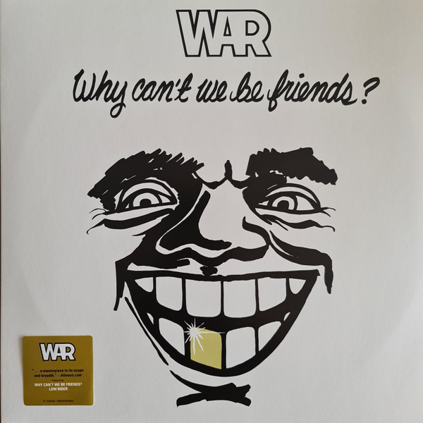 Why Can't We Be Friends? by War physical vinyl pressing cover artwork on VinVibe