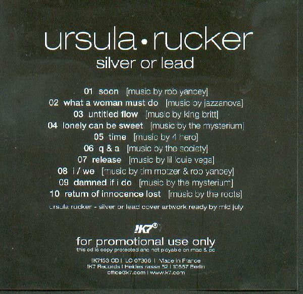 Silver Or Lead by Ursula Rucker