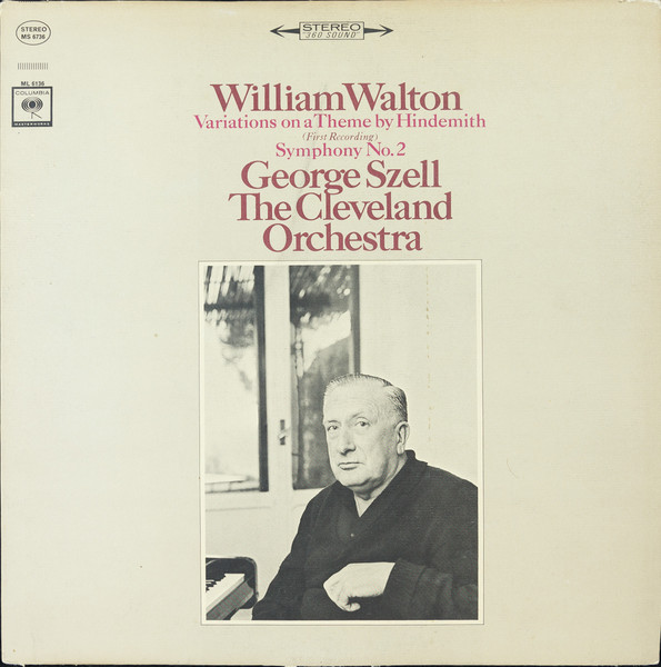Variations On A Theme By Hindemith / Symphony No. 2 by Sir William Walton