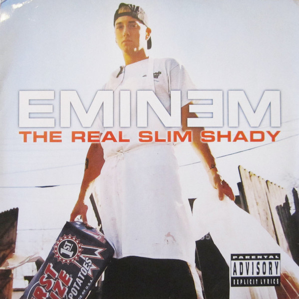 The Real Slim Shady by Eminem physical vinyl pressing cover artwork on VinVibe
