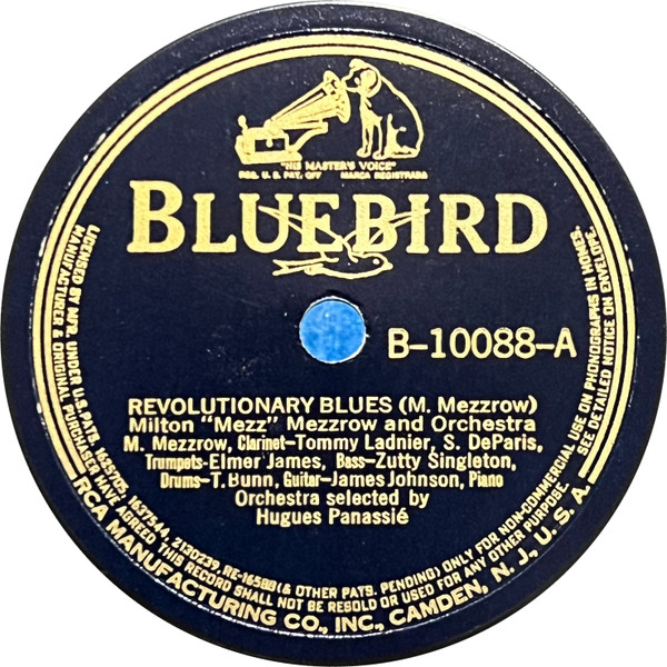 Revolutionary Blues / Gettin' Together by Mezz Mezzrow And His Orchestra