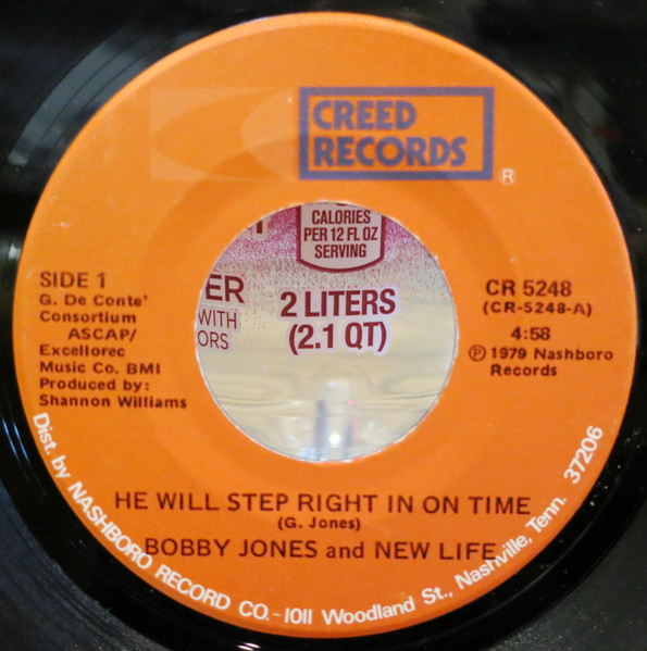 He Will Step Right In On Time by Bobby Jones And New Life
