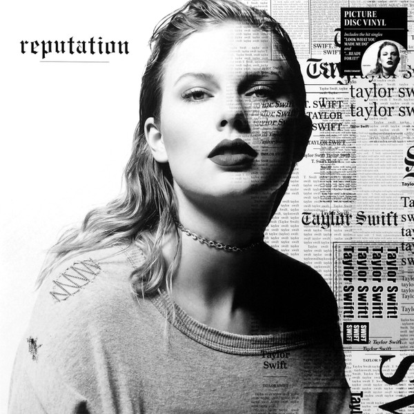 Reputation by Taylor Swift physical vinyl pressing cover artwork on VinVibe