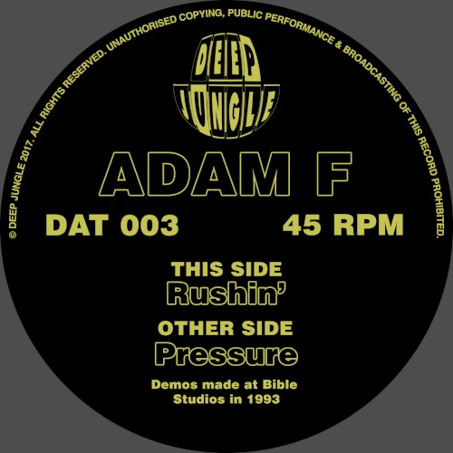 Pressure / Rushin' by Adam F