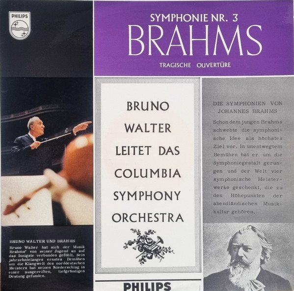 Symphony No. 3 In F / Tragic Overture by Johannes Brahms