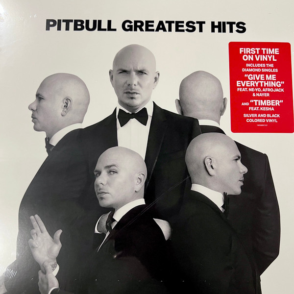 Greatest Hits by Pitbull physical vinyl pressing cover artwork on VinVibe