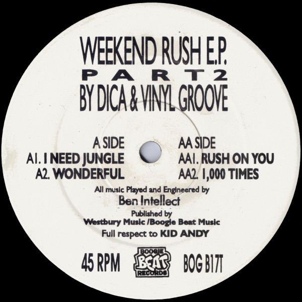 Weekend Rush E.P. Part 2 by Dica, Vinyl Groove
