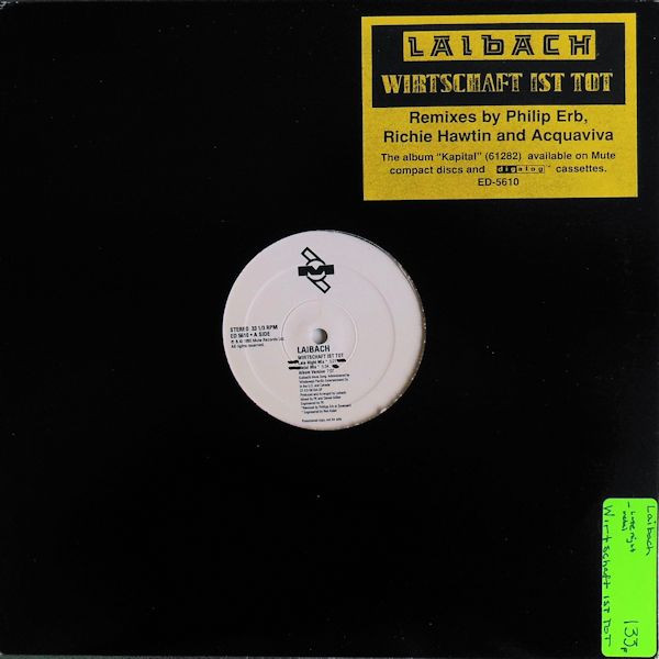 Wirtschaft Ist Tot by Laibach