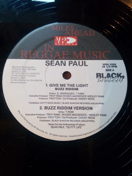 Give Me The Light by Sean Paul