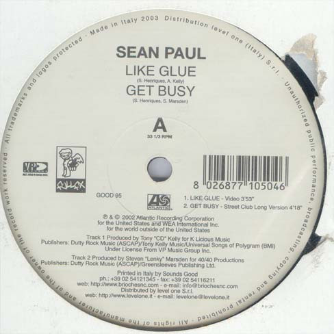 Like Glue by Sean Paul
