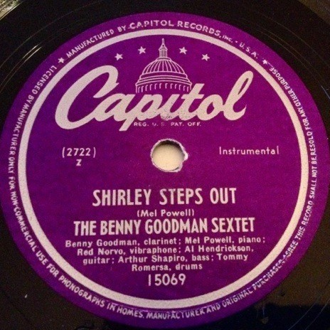Shirley Steps Out / The World Is Waiting For The Sunrise by Benny Goodman Sextet
