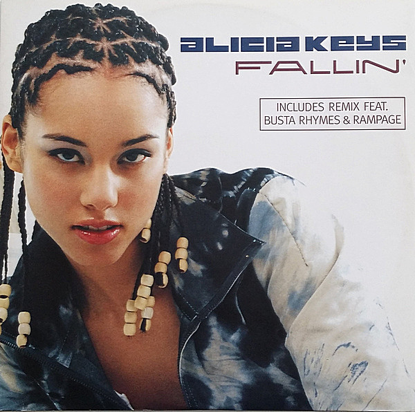 Fallin' by Alicia Keys physical vinyl pressing cover artwork on VinVibe