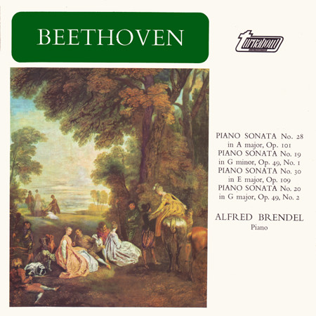 Piano Sonata No. 28 In A Major, Op. 101 / Piano Sonata No. 19 In G  Minor, Op. 49, No. 1 / Piano Sonata No. 30 In E Major, Op. 109 / Piano Sonata No. 20 In G Major, Op. 49, No. 2 by Ludwig Van Beethoven