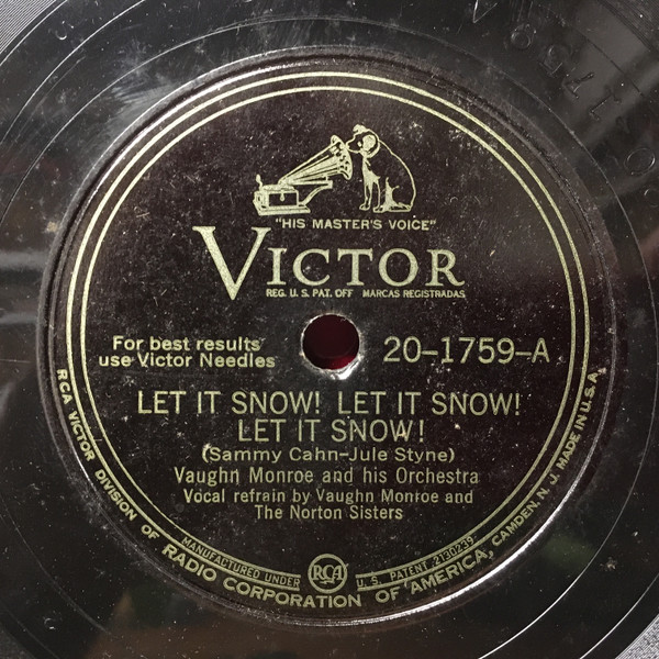 Let It Snow! Let It Snow! Let It Snow! / When The Sandman Rides The Trail by Vaughn Monroe And His Orchestra