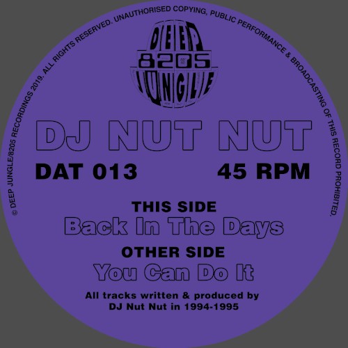 You Can Do It / Back in the Days by DJ Nut Nut