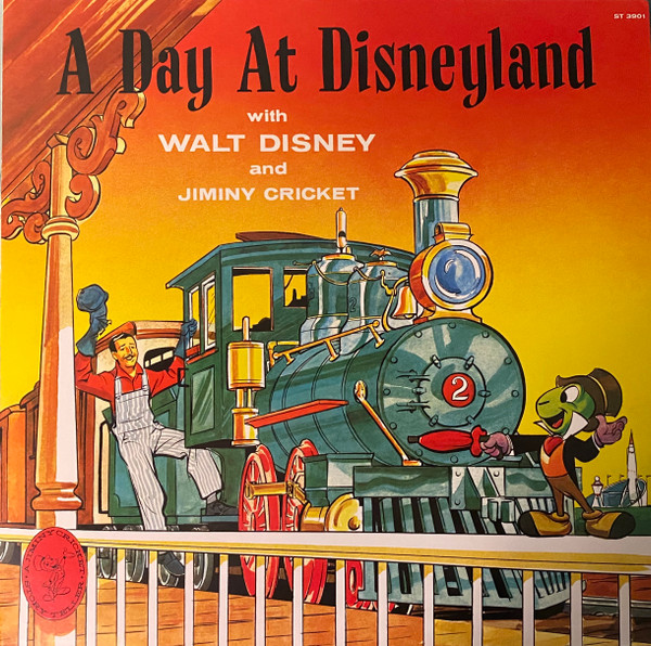 A Day At Disneyland With Walt Disney And Jiminy Cricket by Walt Disney