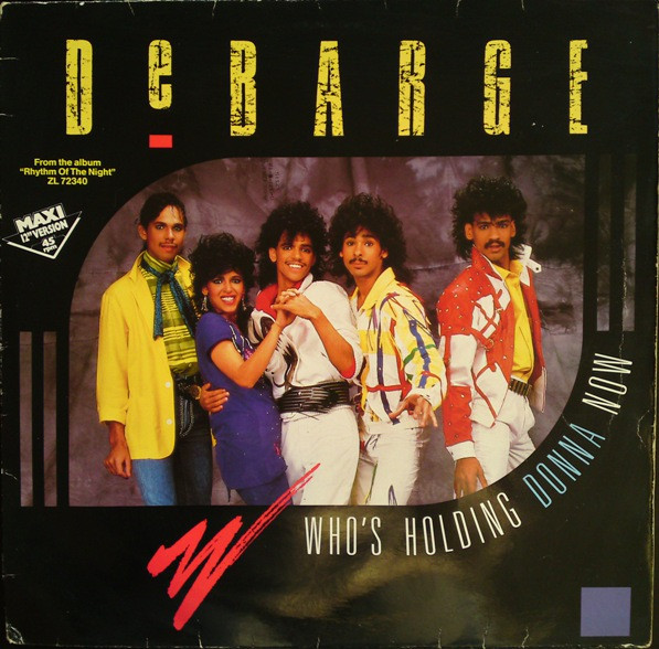 Who's Holding Donna Now by DeBarge physical vinyl pressing cover artwork on VinVibe