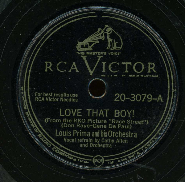 Love That Boy! / Lillian by Louis Prima And His Orchestra