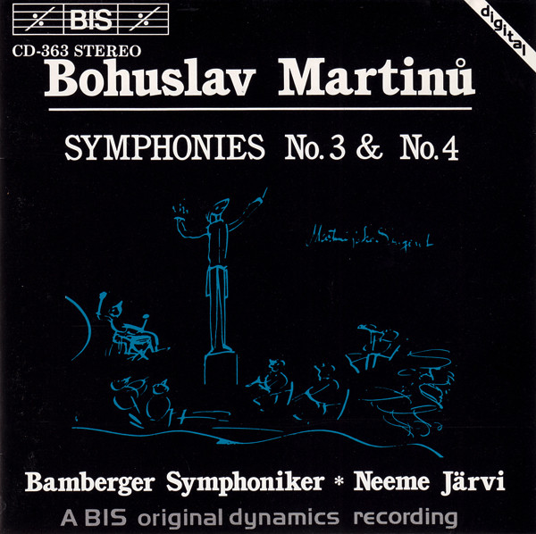 Symphonies No.3 &amp; No.4 by Bohuslav Martinů