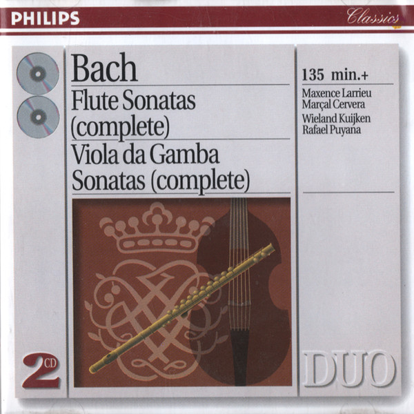 Flute Sonatas (Complete) / Viola Da Gamba Sonatas (Complete) by Johann Sebastian Bach