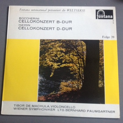 Cello Concerto In B Flat Major / Cello Concerto In D Major by Luigi Boccherini